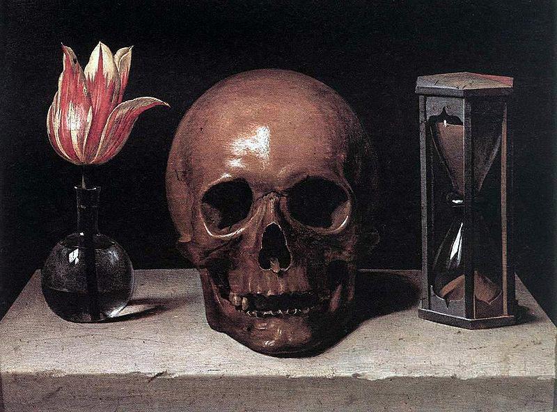 Philippe de Champaigne Still-Life with a Skull Norge oil painting art